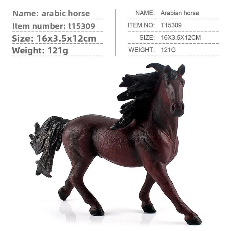 Simulated Steed Horse Pvc Model Collectible Figurine For Kids And Animal Enthusiasts