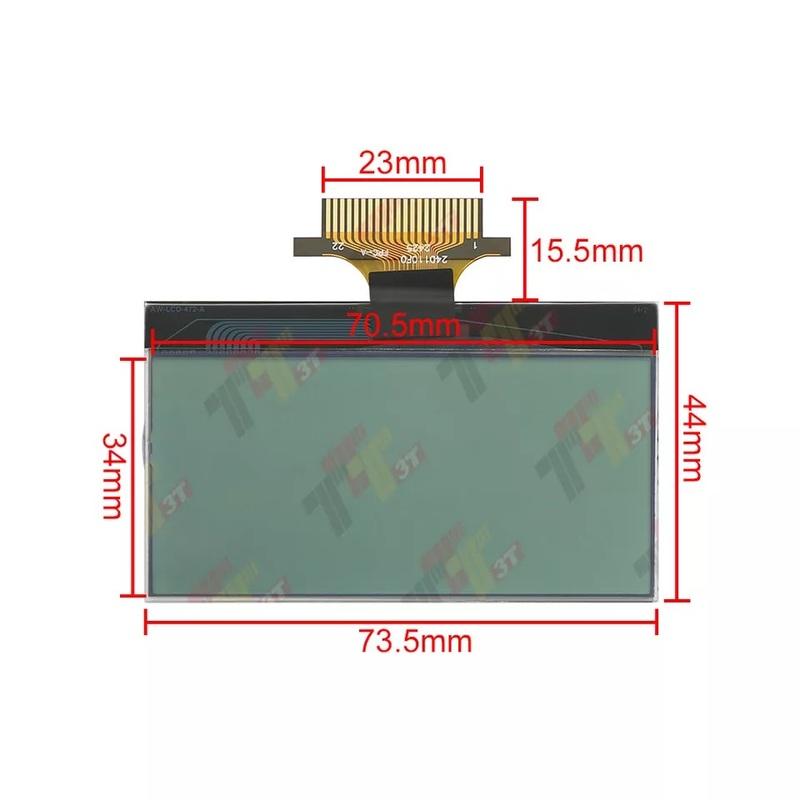 Dashboard LCD Display for Fiat Punto Grande Punto Fiorino Doblo Qubo Manual Gearbox Instrument