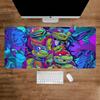 N-Ninja T-Turtles Mousepad Large Keyboard Desk Mat Gaming Mouse Pad LockEdge Non-slip Mat
