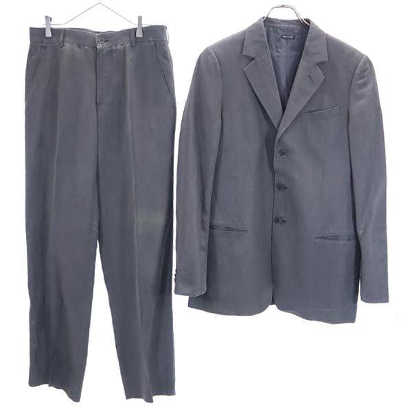 Armani Made In Italy Suit Setup Gray Tailored Jacket Men's Used
