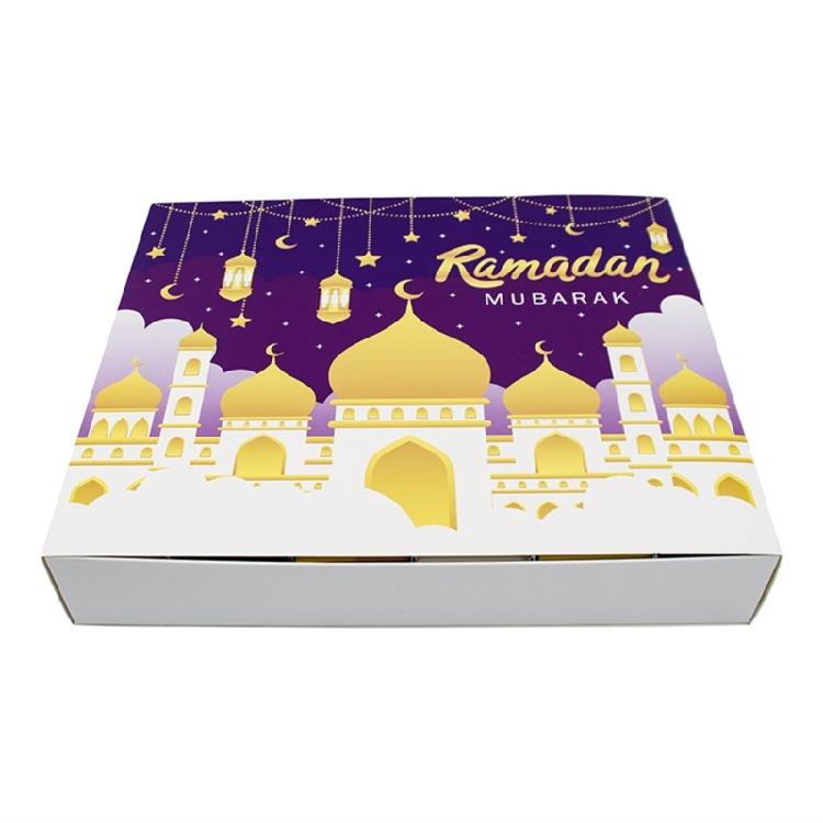 Ramadans Countdowns Calendar With 30 Fillable Boxes Ornament for Eids Mubarak Party Supplies Decorations Daily Use