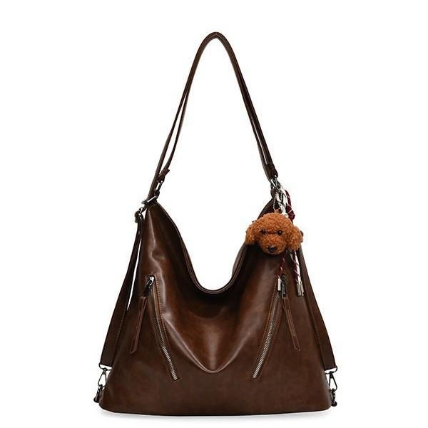 Maillard Retro Backpack Bag Women's Autumn 2025 New Trendy Fashion Korean Tote Bag Casual Large Capacity Bag