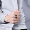 Vintage Odin Norse Viking Amulet Rune Rings For Men Women High Quality 8mm Men Stainless Steel Ring Couple Wedding Party Jewelry