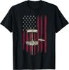 Disc Golf Vintage American Flag 4th Of July Tee Gift Tee Gift Unisex T-Shirt Mens Womens Tees Top