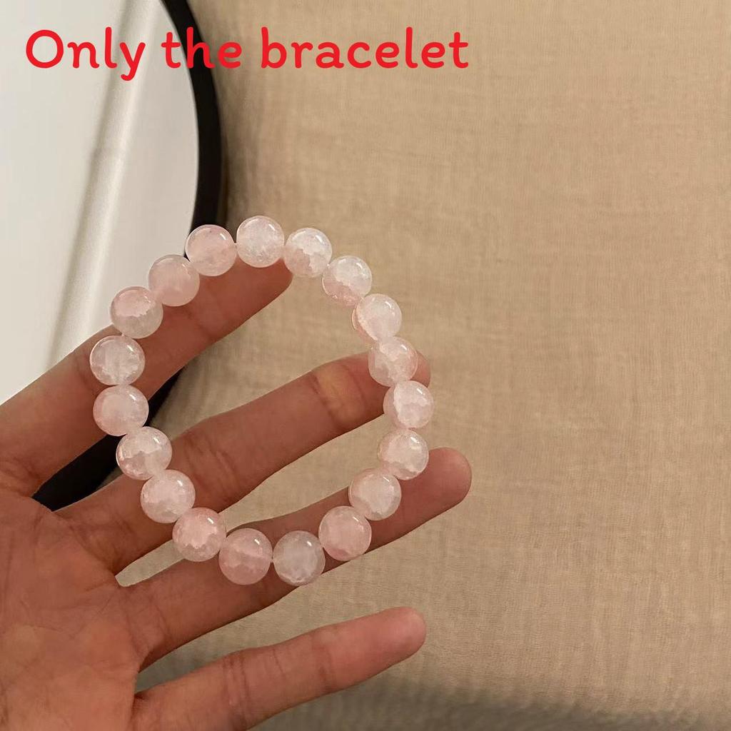 Glass Beaded Bracelet With Gradient Colors For Women Summer Fashion Gift For Friends