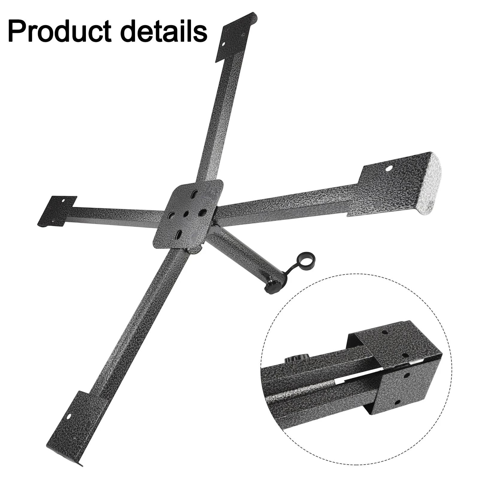 

Foldable For Outdoor Umbrella Base Stand with Adjustable Hole Diameter Supporting Poles from 2 5CM to 4CM Metal Construction China Mainland