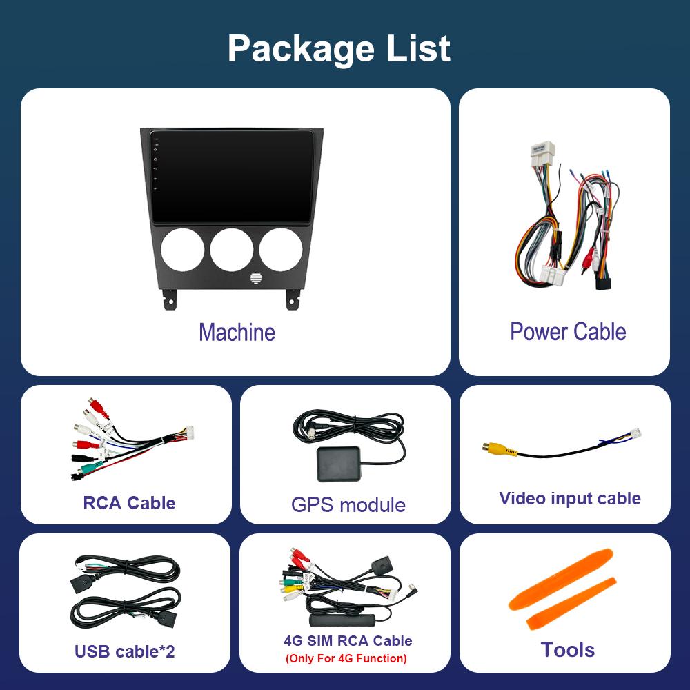 9 '' Touch Screen Android OS for Subaru Impreza GD GG 2002 - 2007 GPS Navigation Car Video Multimedia Player WiFi BT Head Unit