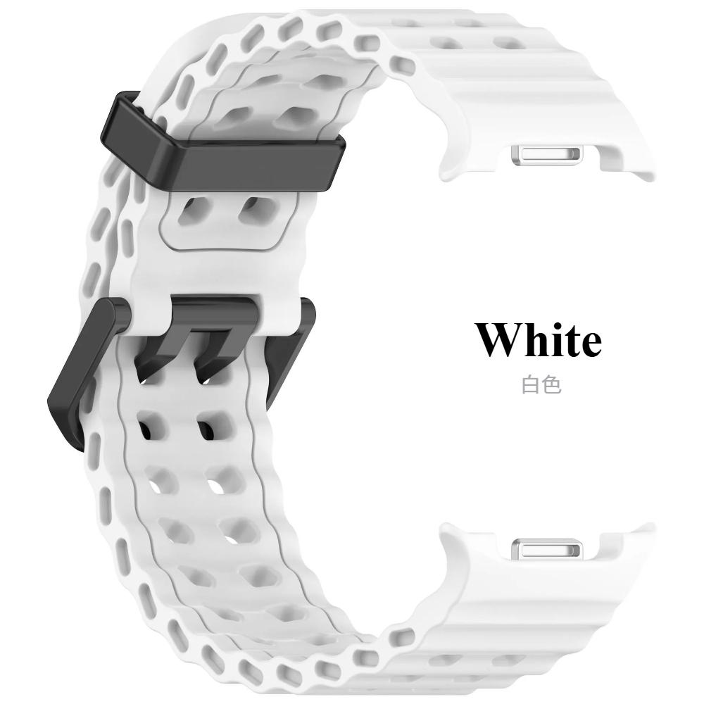 

Морской ремешок для Samsung Galaxy Watch 8 Classic 46 мм, спортивный силиконовый ремешок для Galaxy Watch 8 40 мм 44 мм, браслет, аксессуары Galaxy Watch 8 Classic