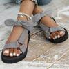 Ladies Summer Pvc Lace-up Sandals