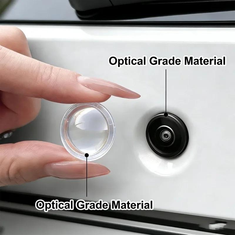 360 Degree Car Camera Cover Transparent Round Waterproof Dustproof Anti-Collision Protective Shield for Reversing Image