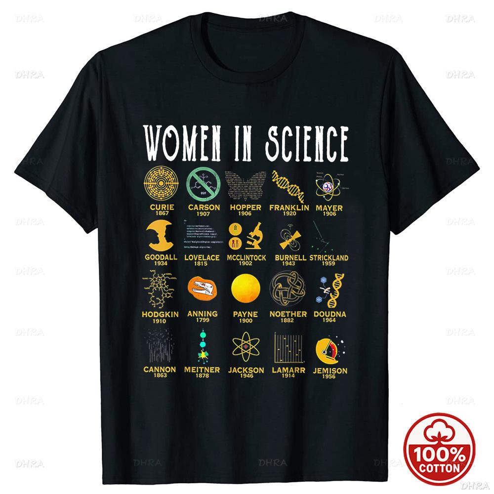 Unisex In Science Tshirt Funny Science Clothes Street Fashion Casual Tops Vintage Short Sleeve Unisex Cotton Loose Humor T Shirt