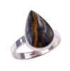 Natural Pietersite Gemstone Handmade 925 Solid Sterling Silver Ring Size 7 Z1A37