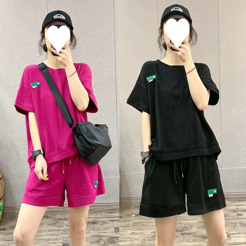 Casual Sportswear Suit for Women, Summer Fashionable Shorts Two-piece Set