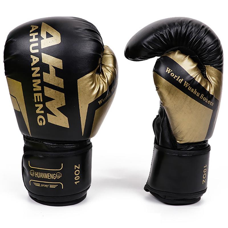 1 Pair Boxing Gloves Adults Women Men Boxing Sanda Gloves Unisex Boxing Training Exercise Leather Gloves Sports Protection Mitts