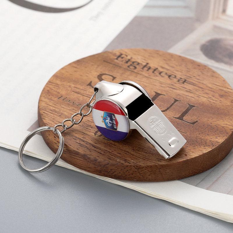 2026 World Cup Whistle Keychain: USA, Canada, Mexico Fan Gift