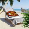 Manchester United F Print Beach Towel, Large Soft Quick Dry Towel for Beach Camping Swimming