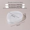 Compact Makeup Powder Puff Storage: Round & Square Plastic Boxes