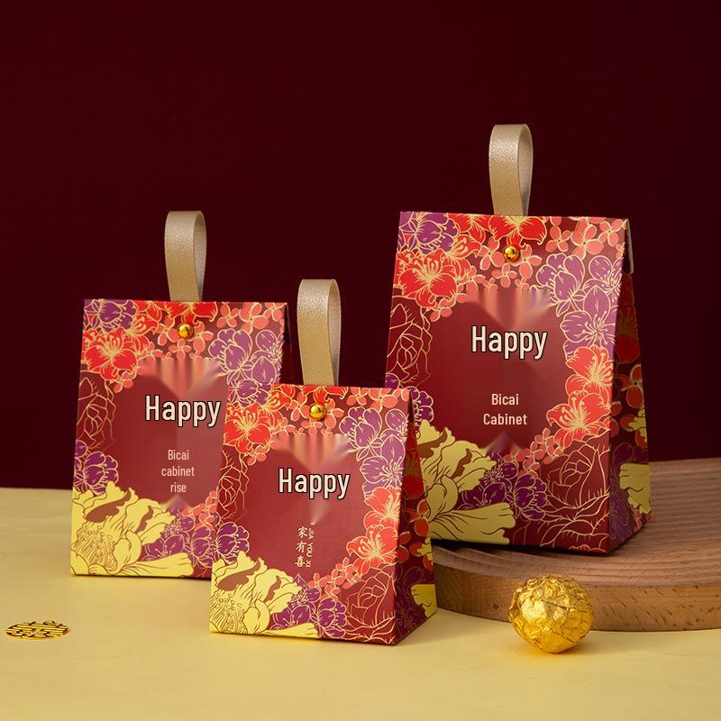 

Elegant Wedding Candy Box & Handheld Bag for Favors - 2026 Special Edition Small