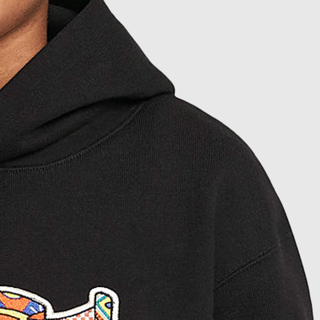 Jordan Logo Print Hoodie Kids Tops Black DJ5659-010