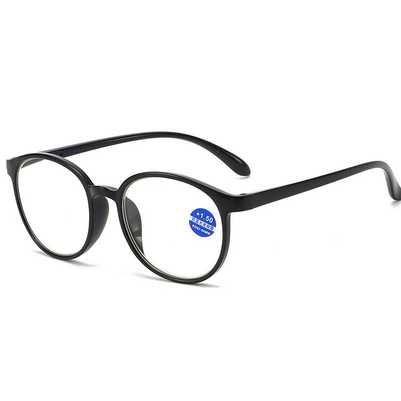 Ready to Ship Cheap Plastic Round Frame Anti Blue Light Reading Glasses 2026 +100