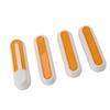 Roller Reflektorstreifen Tragbar Universal Elektroroller Reflektor für Xiaomi Serie M365 PRO 1S PRO2 MI3 Modelle Weiß
