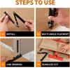 Multi-function Scribing Tool Construction Pencil DIY Woodworking Profile Scribe