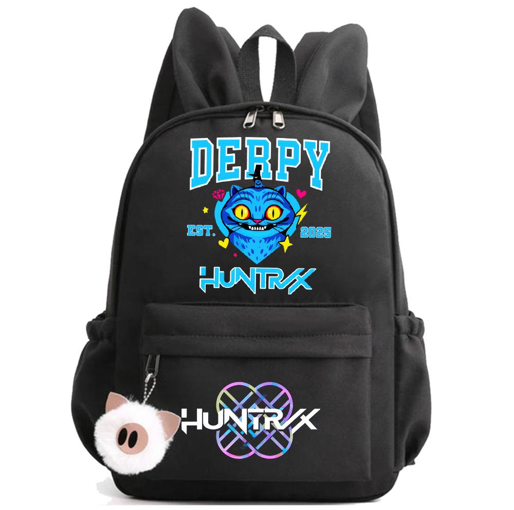 Anime K-Pop Printed Waterproof Backpack Student Teenager Bookbag for Boy Girl Bookbag Schoolbag Women Large Capacity Travel Bag Kid Gift Mochila