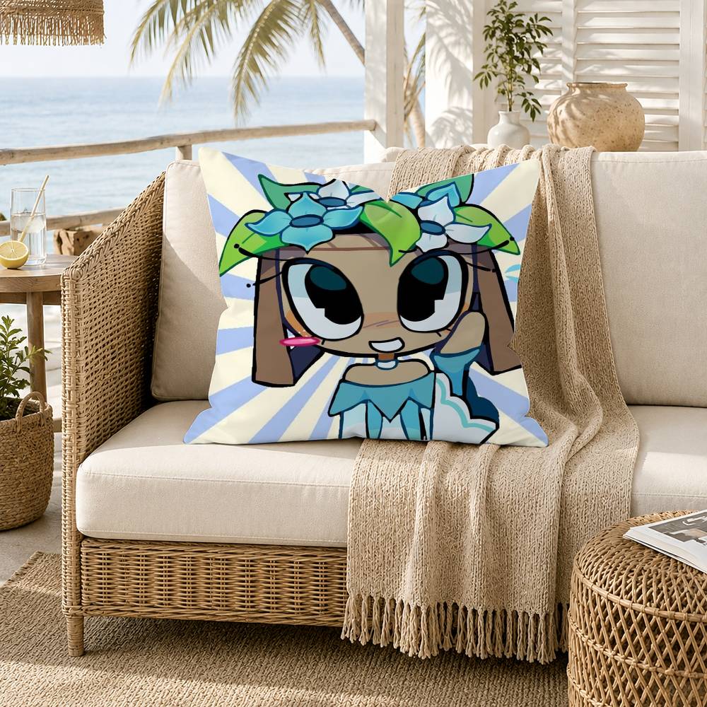 Bassie DDandys WWorld Pillow Case for Sofa Living Room Home Office Decor Protective Cover