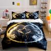 Fire and Ice Dual Goddesses Bedding Duvet Cover Set (1*Duvet Cover 2*Pillowcases, Without Duvet Insert)