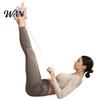 Oefenweerstandsbanden Pedaalband met Handvat, Verstelbare Buik Taille Arm Benen Krachttraining Workout Band, Sit-Up Spantouw Enkel