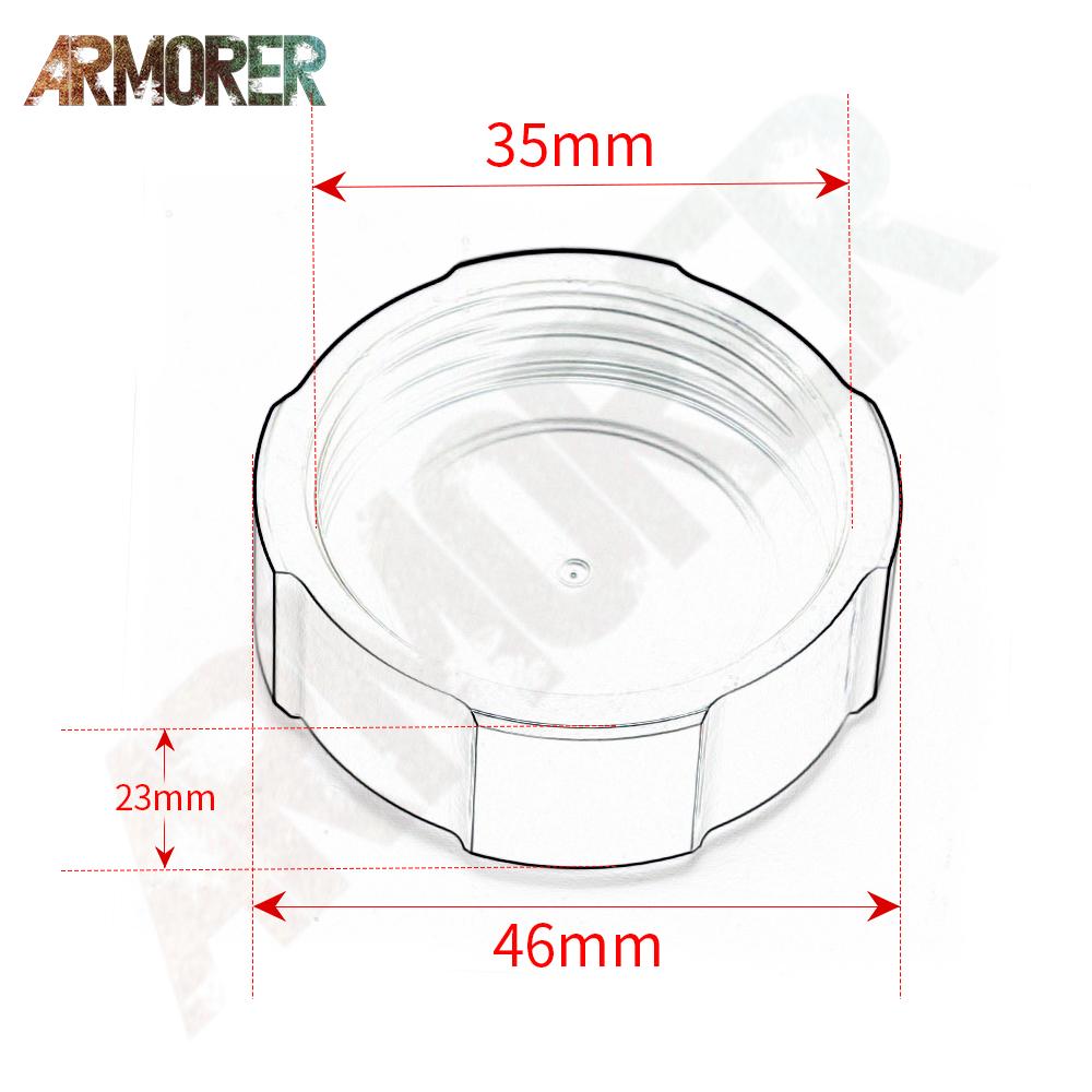 For KAWASAKI Z 650 750 900 1000 Z650 Z750 Z900 Z1000 Motorcycle CNC Aluminum Rear Brake Clutch Fluid Reservoir Cover