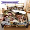 Indiana Jones Pattern Bedding Quilt Set Quilt Cover Pillowcase Home Decoration Gift (1 * Duvet Cover + 2 * Pillowcase, Without Core)