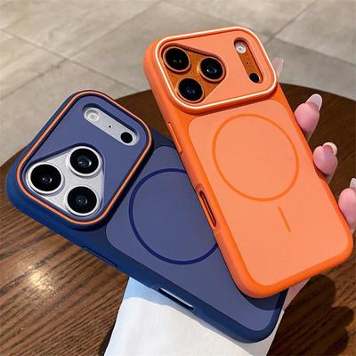 Two-Tone Magnetic Case for iPhone 17 Pro Max, Fits Models 13-17