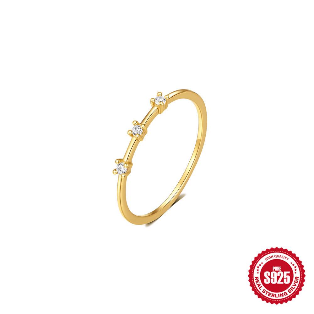 

S925 Love Hollow Lace Flash Zirconium Sterling Silver Ring Women S Retro Simple Stacking Micro Inlaid Index Finger Ring No.7