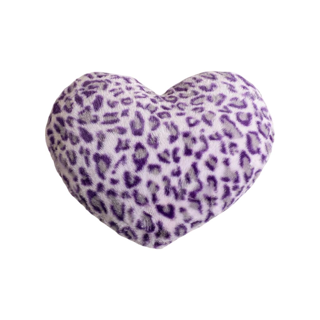 Leopard Print Heart-shaped Throw Pillow/cushion/pillow - Valentine's Day Gift