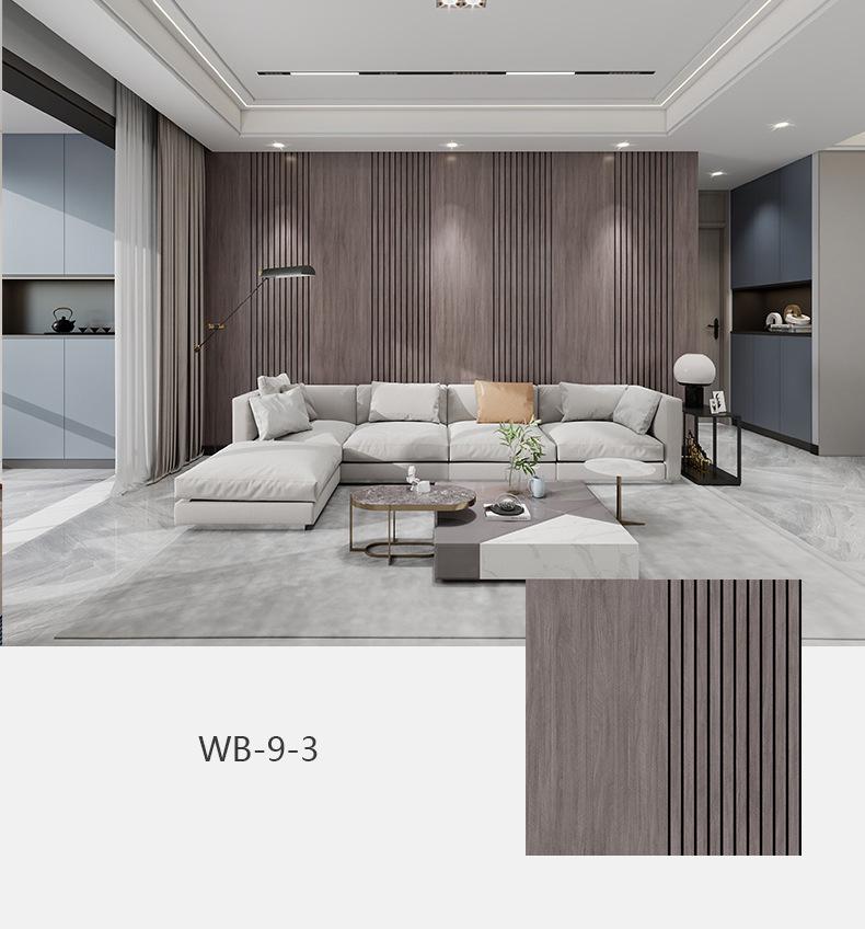 3D Embossed Wood Grain Wall Sticker: Waterproof TV Background Decor Panel