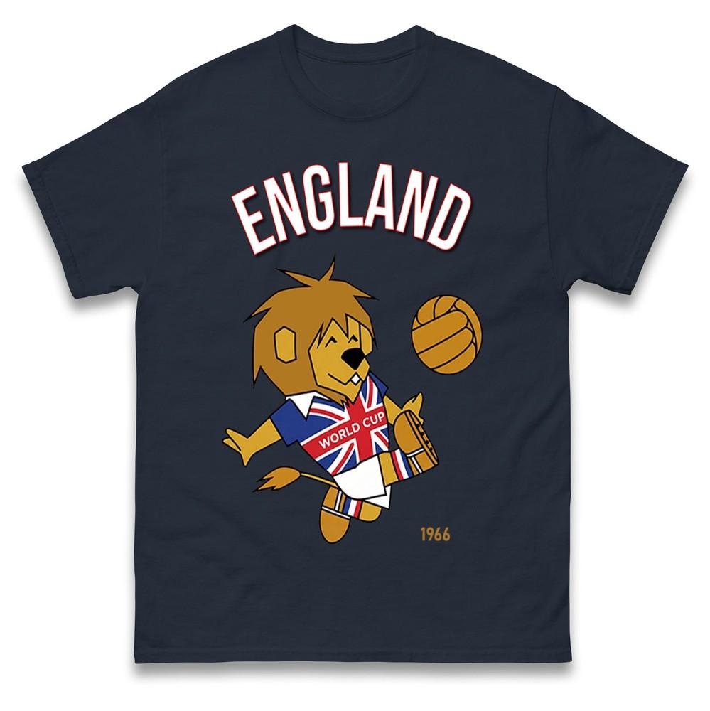World Cup Willie England 1966 T Shirt England World Cup Winners 1966 Tee Shirt