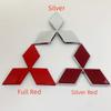 Car Front Hood Emblem Rear Trunk Badge Sticker for Mitsubishi Lancer 9 Pajero ASX Outlander Galant Mirage Accessories Decal Logo TX1