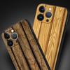 Luxury Vintage Wood Grain Pattern Phone Case Cover for iPhone 17 16 15 14 13 12 11 Pro Max 17 Air Plus Shockproof Soft TPU Shell