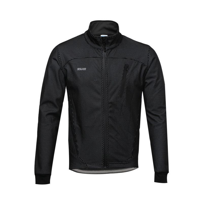 Windproof Warm Fleece Cycling Jersey - Autumn/Winter Outdoor Sports Top