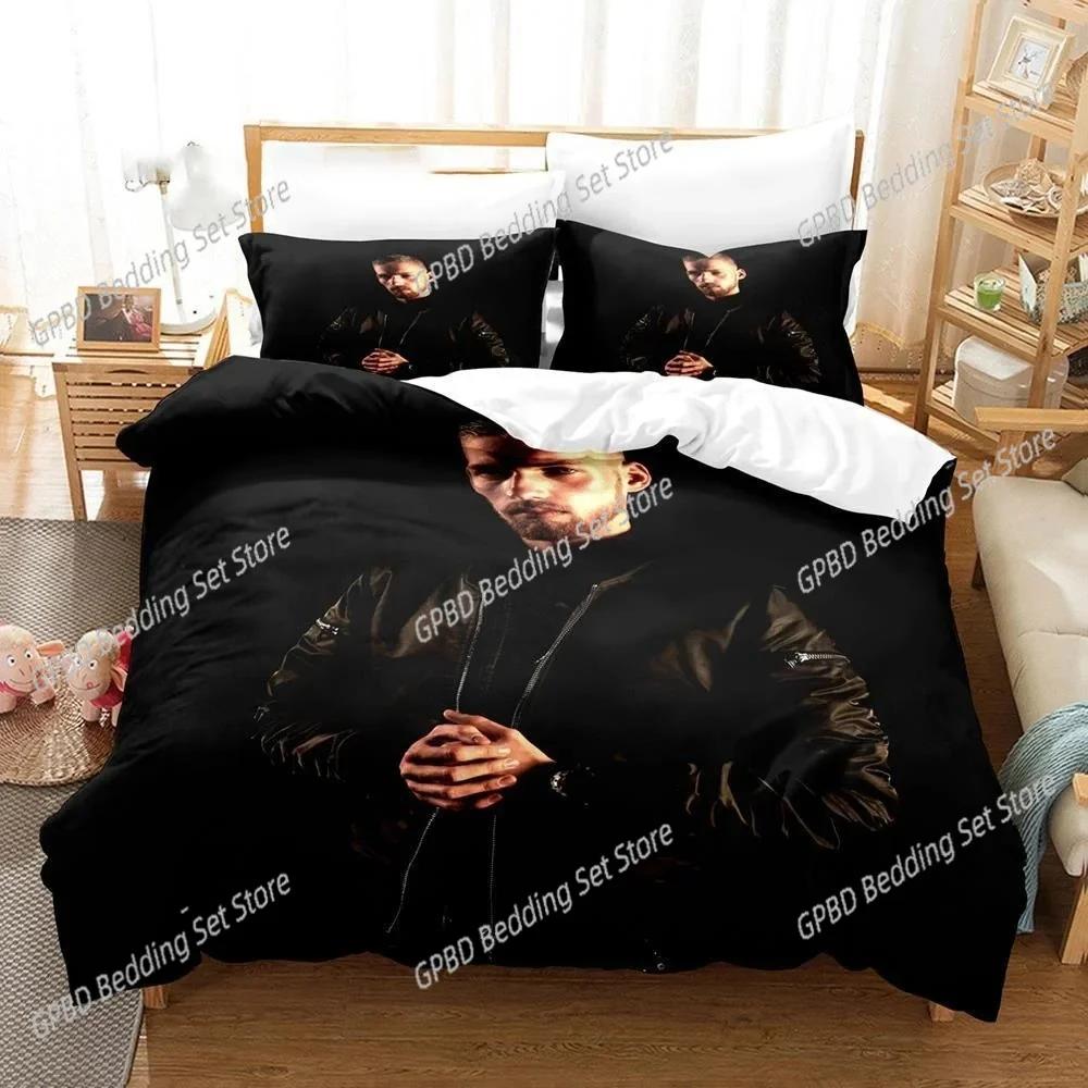 

3D Print Thunder Dome Logo Comfortable Duvet Quilt Cover Pillowcase Bedding Set Children Bedroom Decoration Home Textile EU Single(135*200cm)3pcs