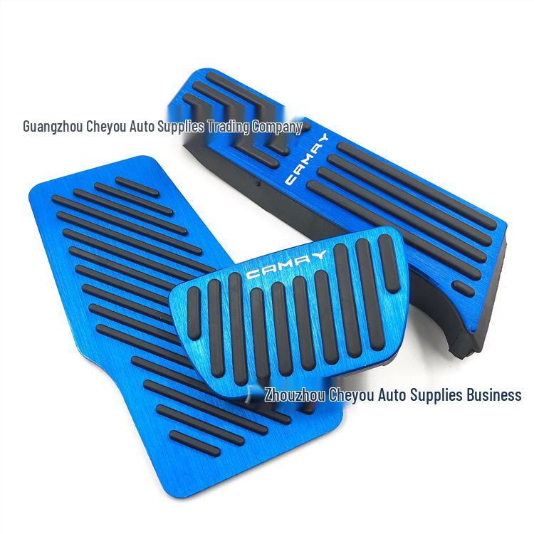 

Нескользящие накладки на педали газа и тормоза для модификации интерьера Toyota Camry 18-19 годов Red [3-piece Set]