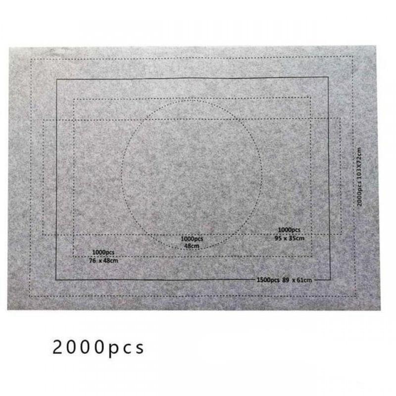 

Свернуть Пазл Вверх Фетровый Коврик для Хранения До 2000 деталей Хранение Пазлов Быстрый Коврик Gery,2000pcs