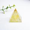 Geometric Crystal Geometric Pyramid Decor For Home Office Gift With Unique Mineral Stones