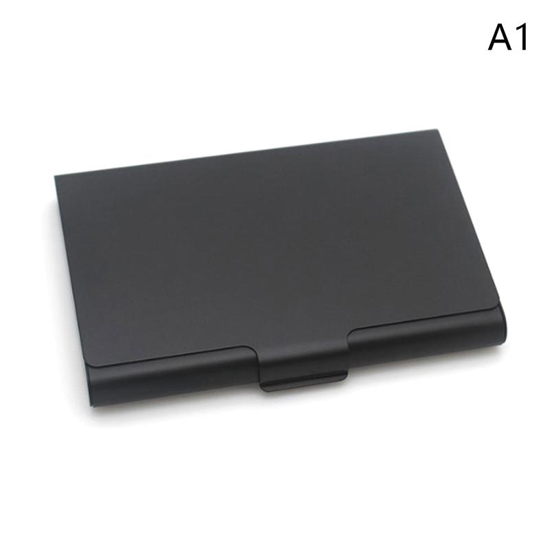 Creative Business Card Case Aluminum Alloy Card Holder Metal Box Cover Credit Men Business Card Holder Card Metal Wallet