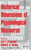 Kniha Historical Dimensions of Psychological Discourse