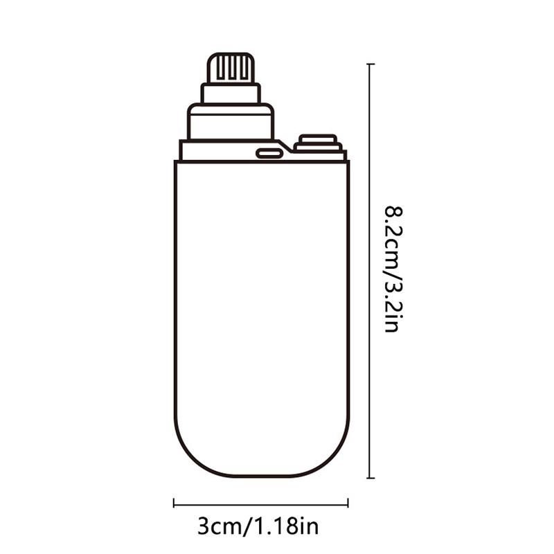 2 In 1 Electric Portable Ear And Nose Hair Trimmer Clipper Professional Painless Portable Eyebrow For Men Nose Hair