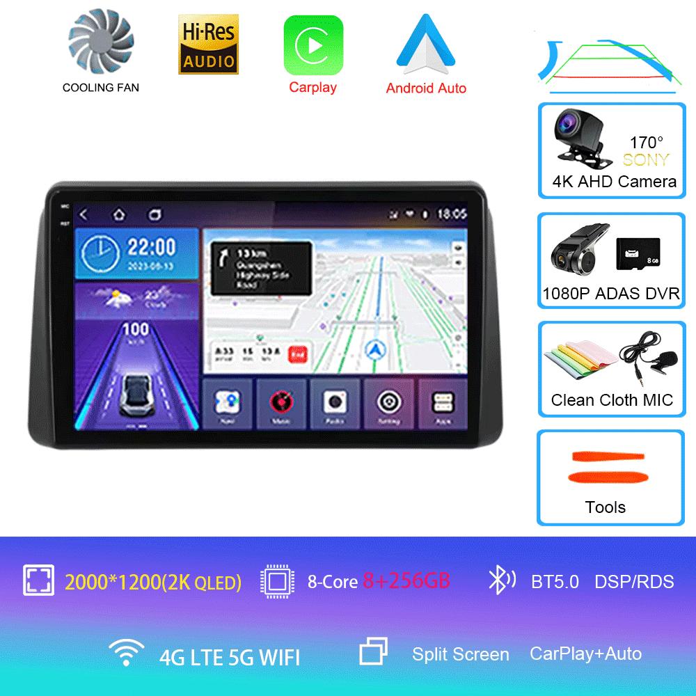 Android 14 Car Radio For Chrysler Grand Voyager 5 2011 - 2015 For Dodge Grand Caravan 2008-2020 Player Multimedia GPS 360 Camera