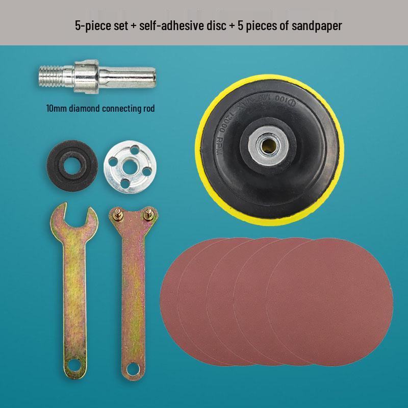 Hand Drill-to-Grinder Conversion Kit: Cutting, Polishing & Grinding Accessory Set