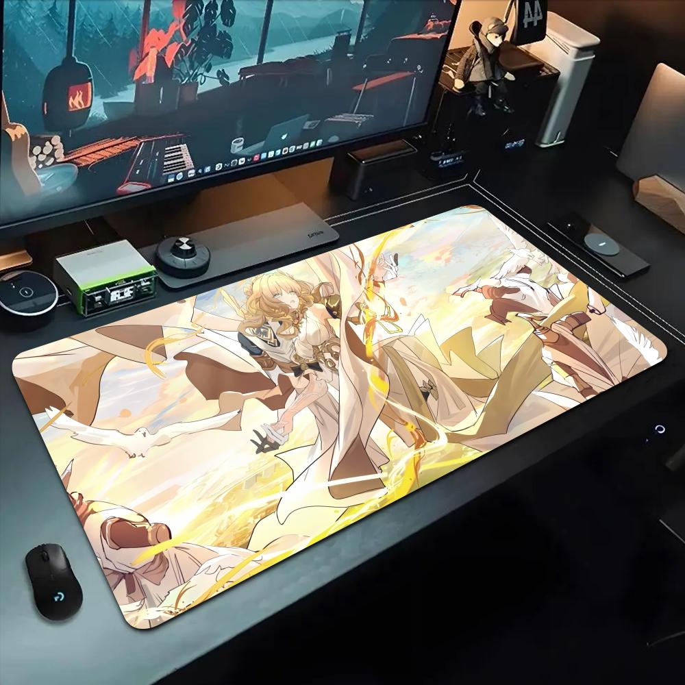 Aglaea Hsr Mouse Pad 500X1000 Mm Large Gaming Mousepad Gamer XL Rubber Otaku Keyboard Pad Laptop Desk Mat